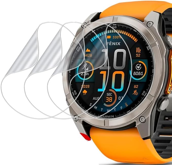 Garmin Smartwatch Accessories - 1-3 Peças de Película de Hidrogel