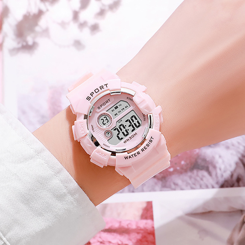 Smartwatch Touch - Moda crianças relógios luminosos à prova