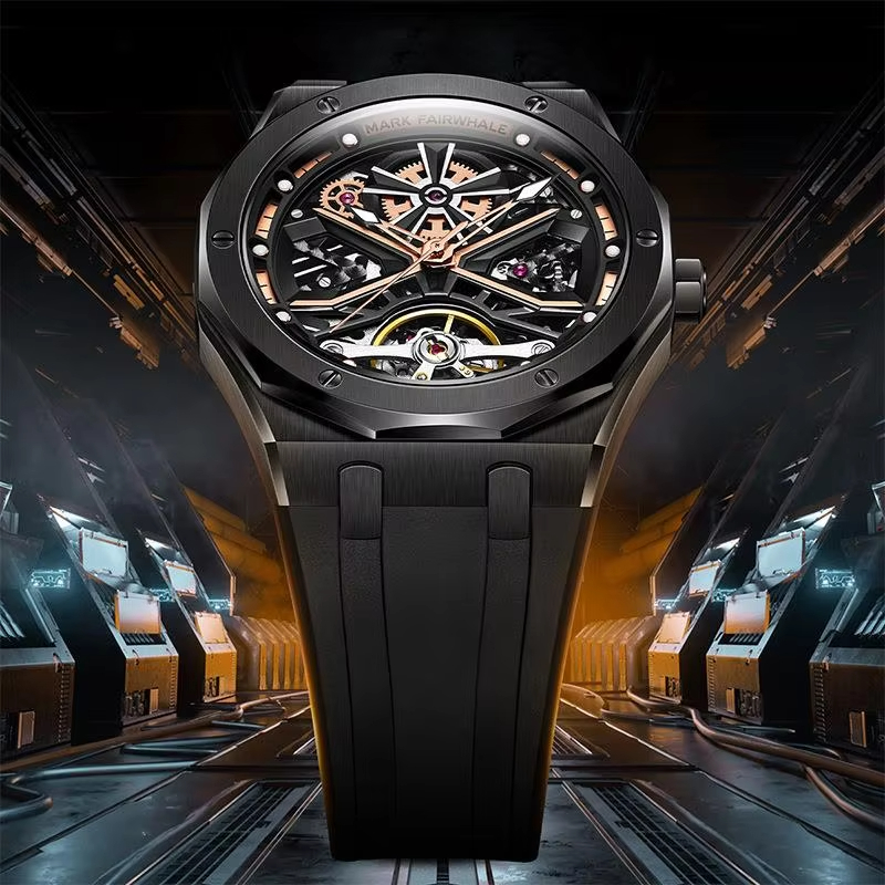 Sport Loop Strap - Mark fairwhal moda tourbillon relógio masculino