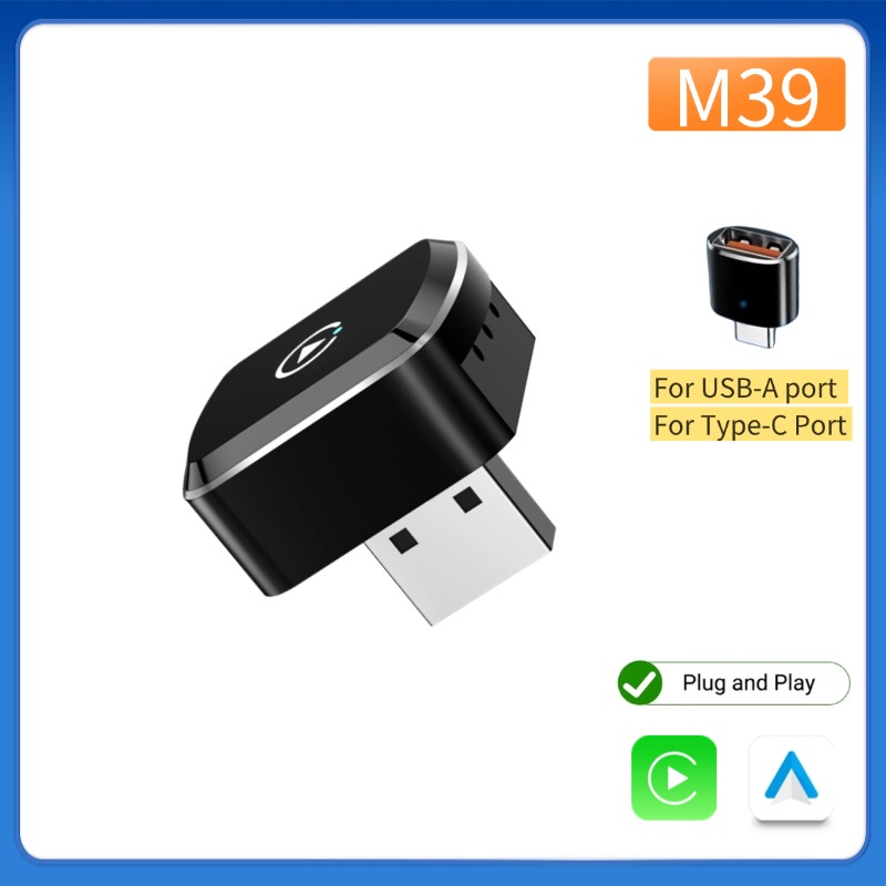 Smartwatch Universal - Carplay android auto adaptador sem fio