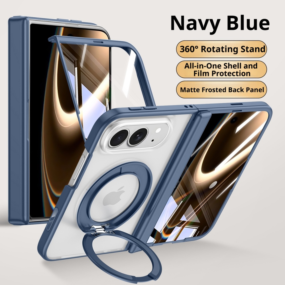 Screen Protector Film - Capa de luxo com suporte giratório