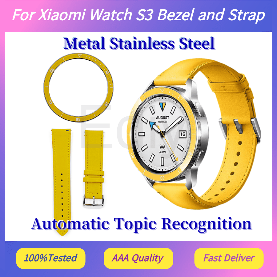 Xiaomi Smartwatch S3 Accessories - Para Xiaomi Watch S3: Aro e