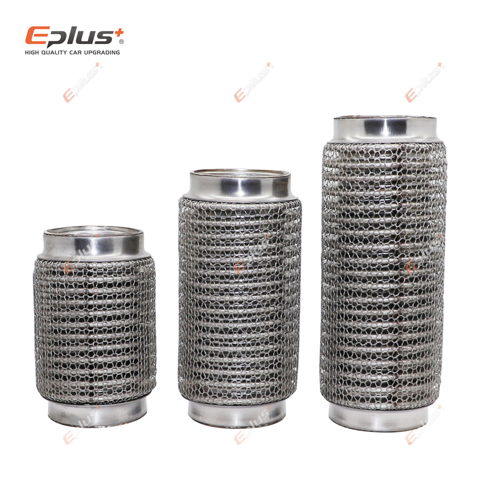 Stainless Mesh Band - Eplus tubo de escape universal para