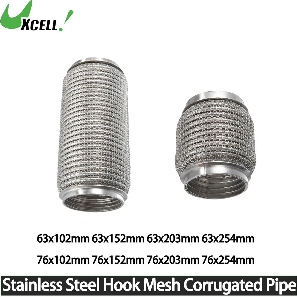 Stainless Mesh Band - Tubo Flexível de Escape Automotivo UXCELL