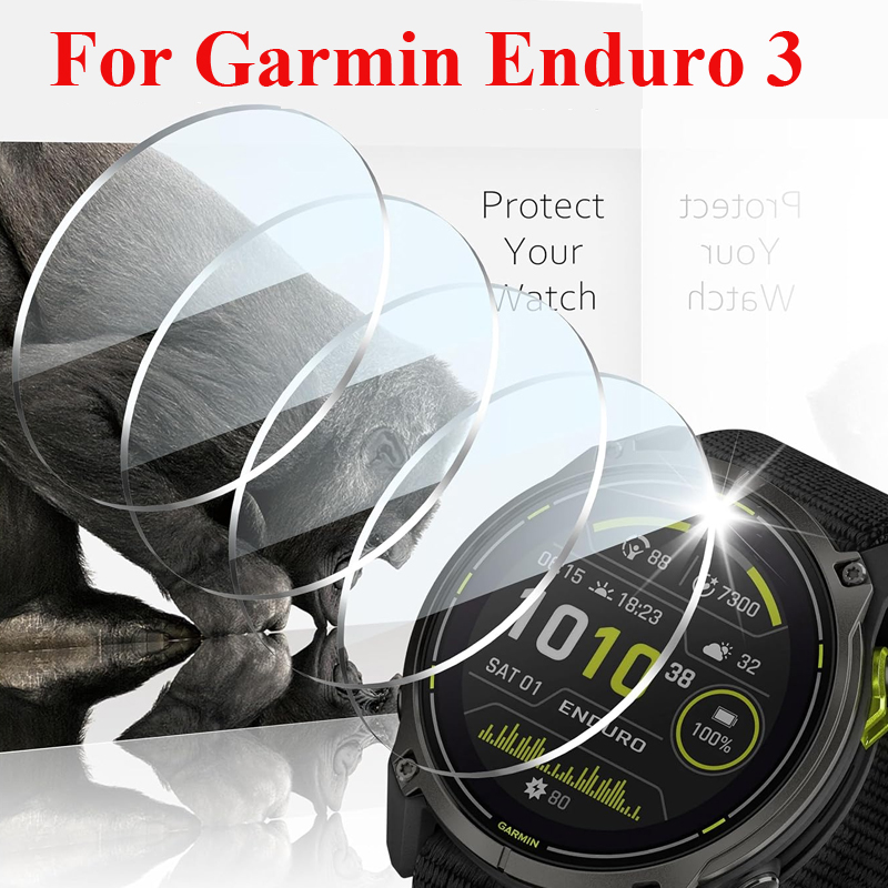 Filmes de vidro temperado para - Garmin Smartwatch Accessories avaliação e preço