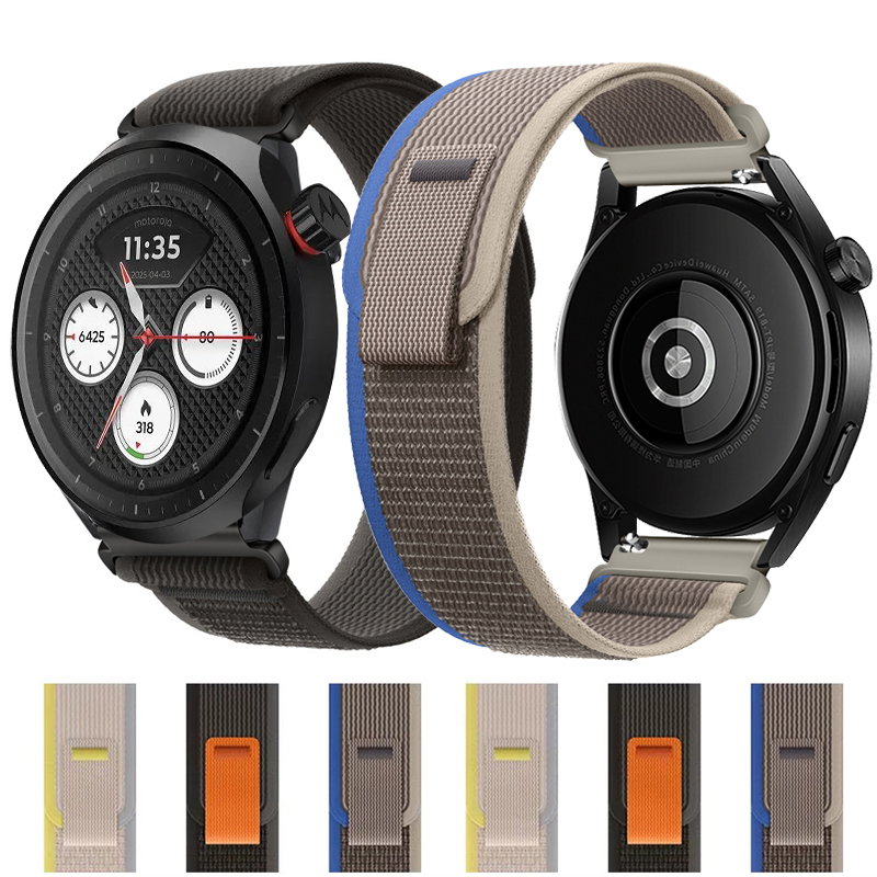 Pulseira de Nylon 20/22mm para - Motorola Smartwatch Accessories avaliação e preço