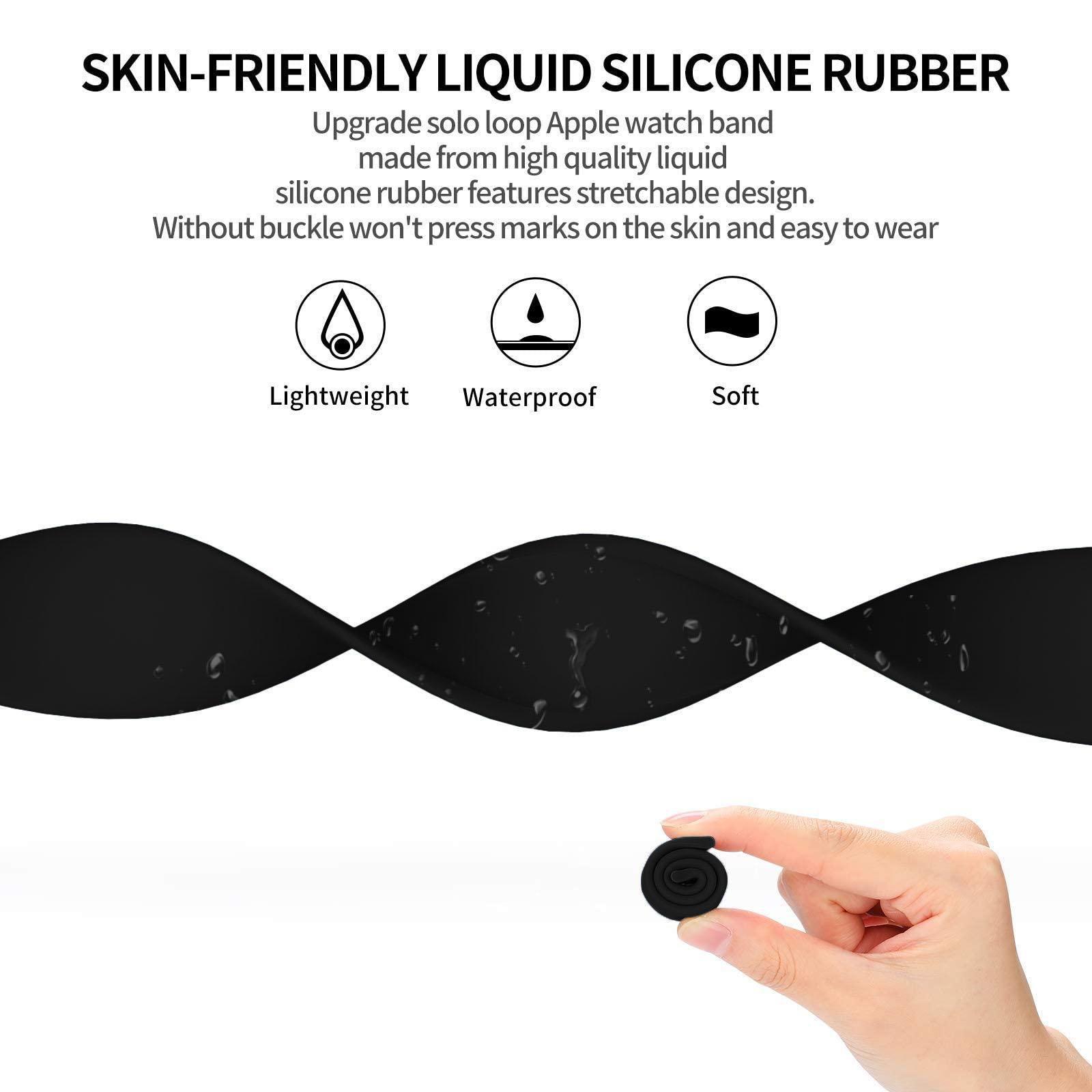 Solo loop silicone para apple  - Sport Loop Strap avaliação e preço