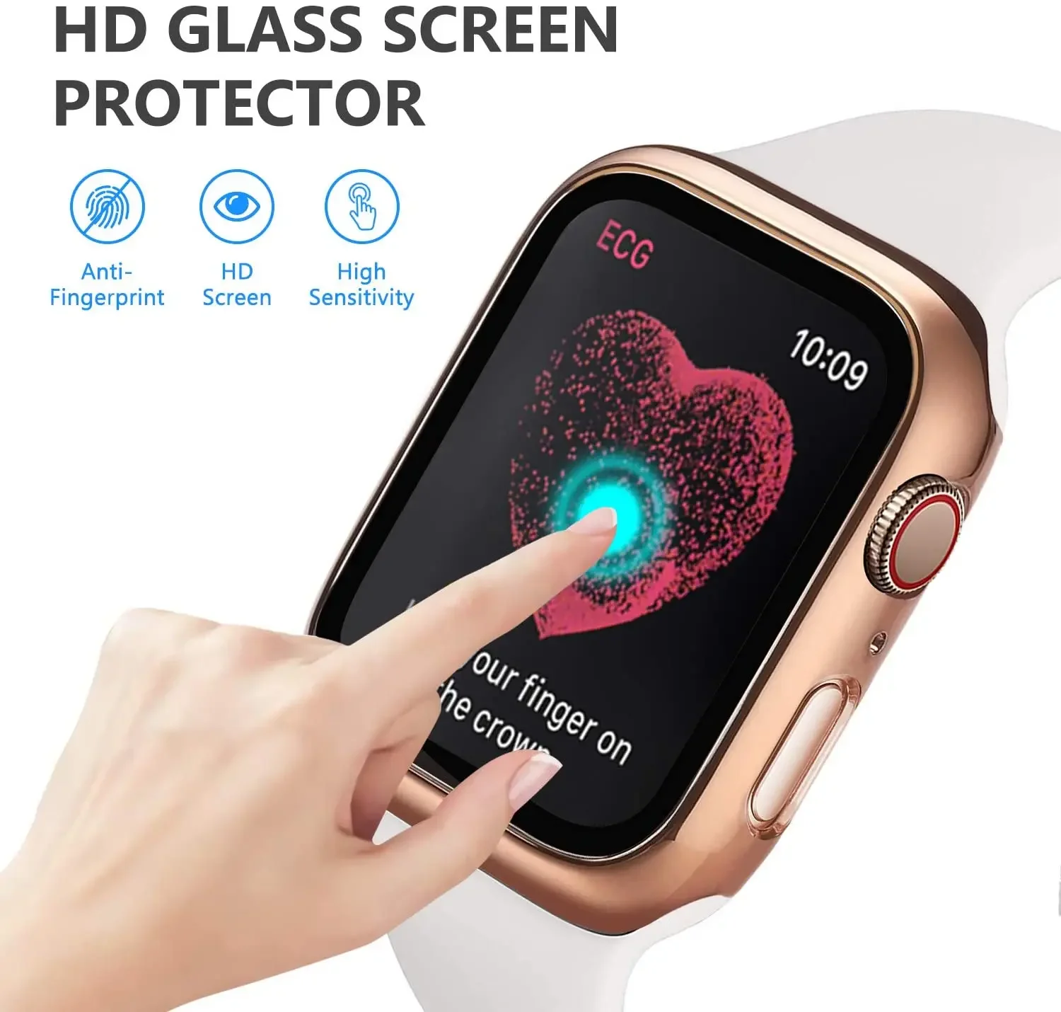 Vidro temperado + capa para ap - Garmin Smartwatch Accessories avaliação e preço