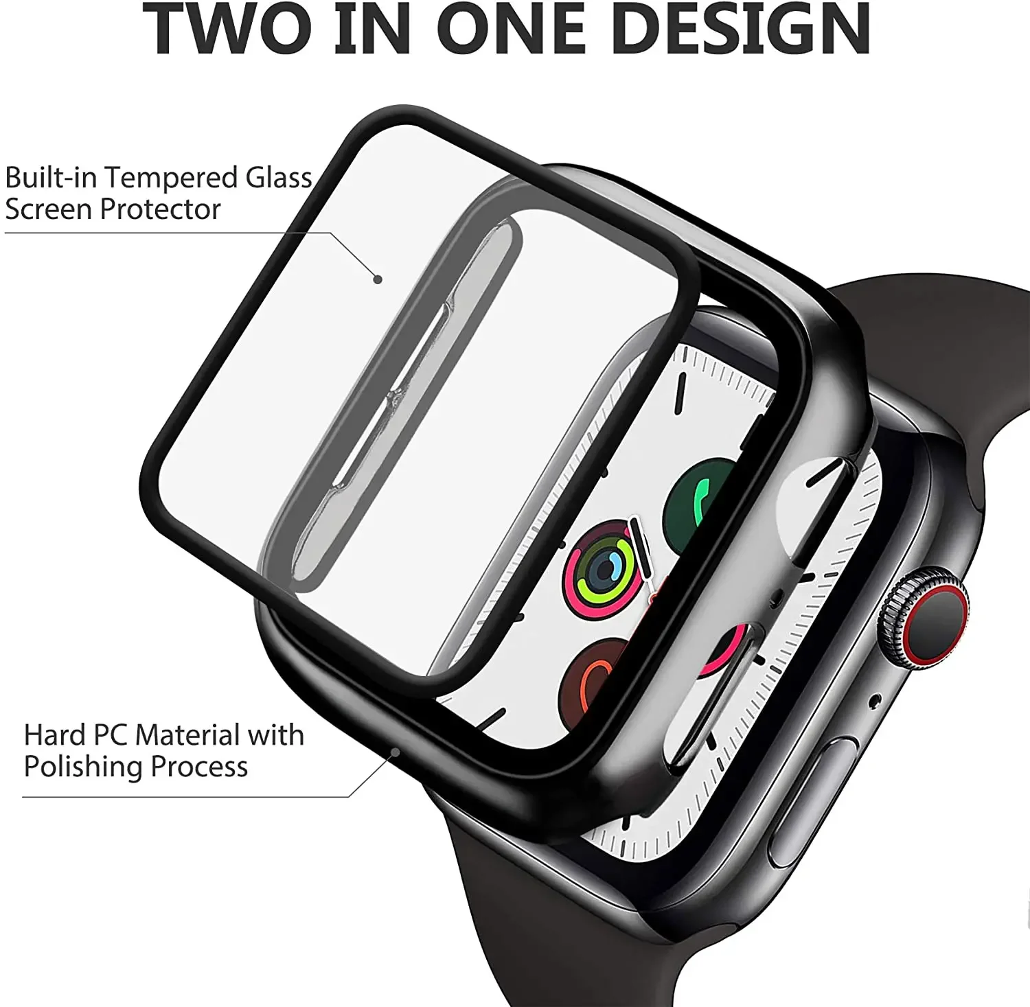 Vidro temperado + capa para ap - Garmin Smartwatch Accessories avaliação e preço
