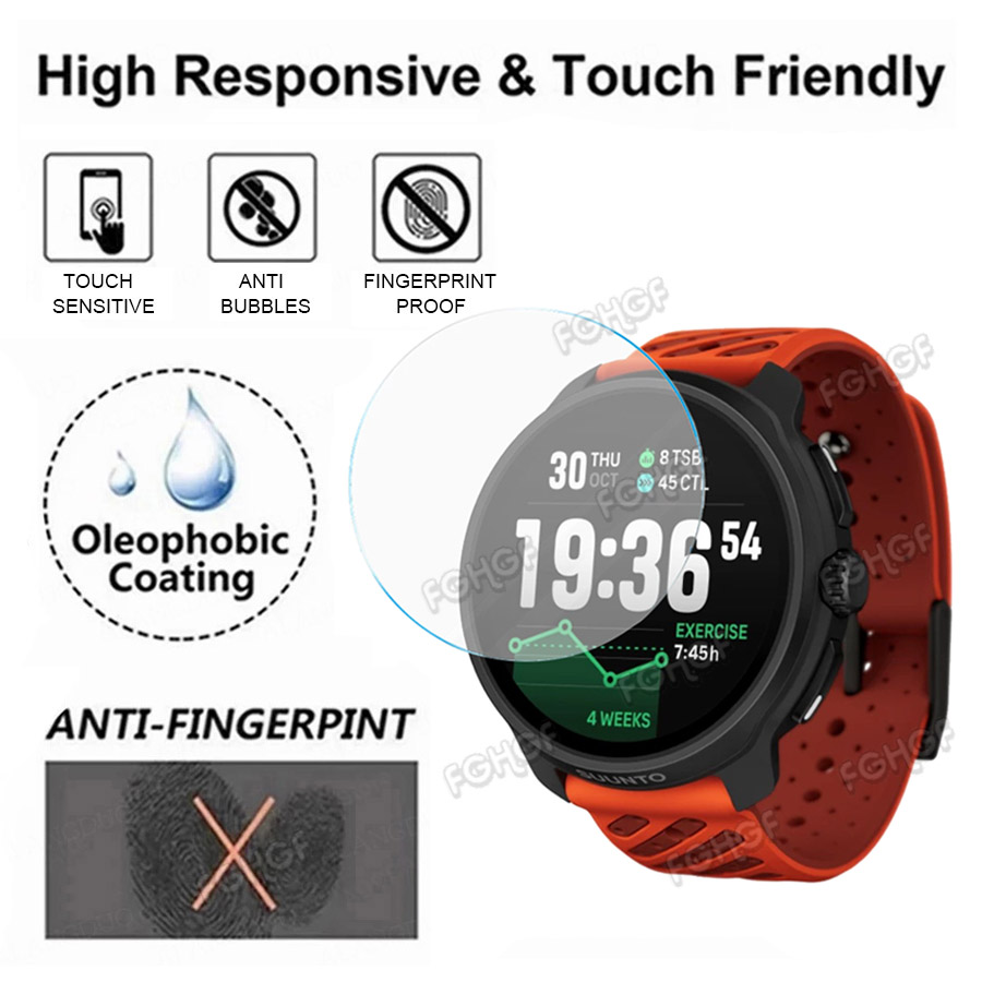 Película protetora de vidro te - Garmin Smartwatch Accessories avaliação e preço