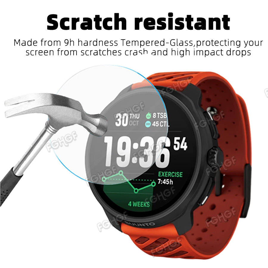 Película protetora de vidro te - Garmin Smartwatch Accessories avaliação e preço