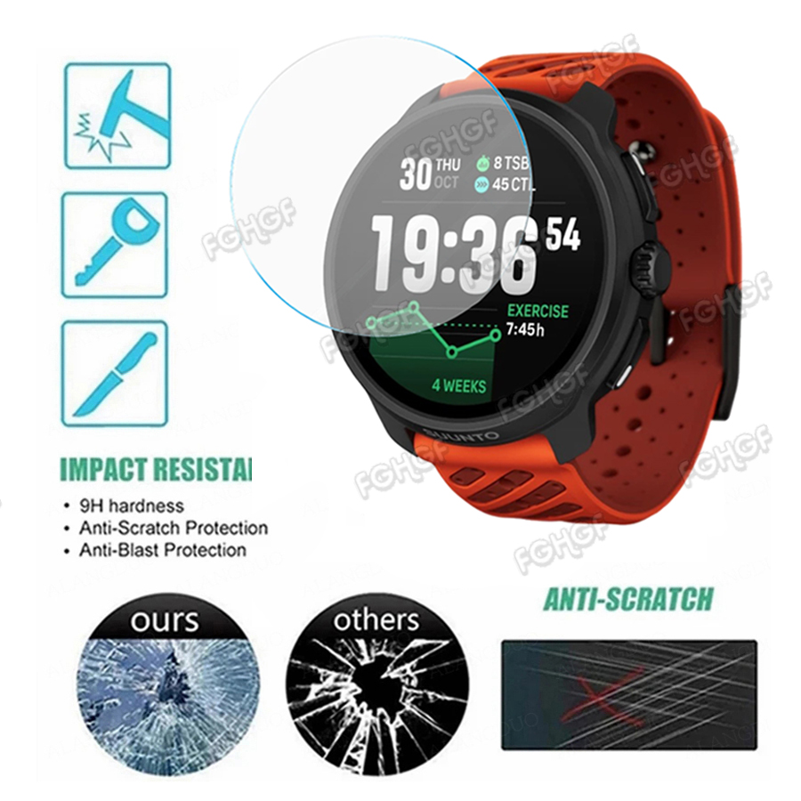 Película protetora de vidro te - Garmin Smartwatch Accessories avaliação e preço