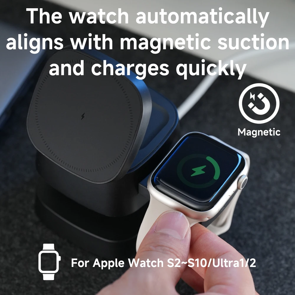 Carregador magnético 3 em 1 se - Smartwatch Ac avaliação e preço