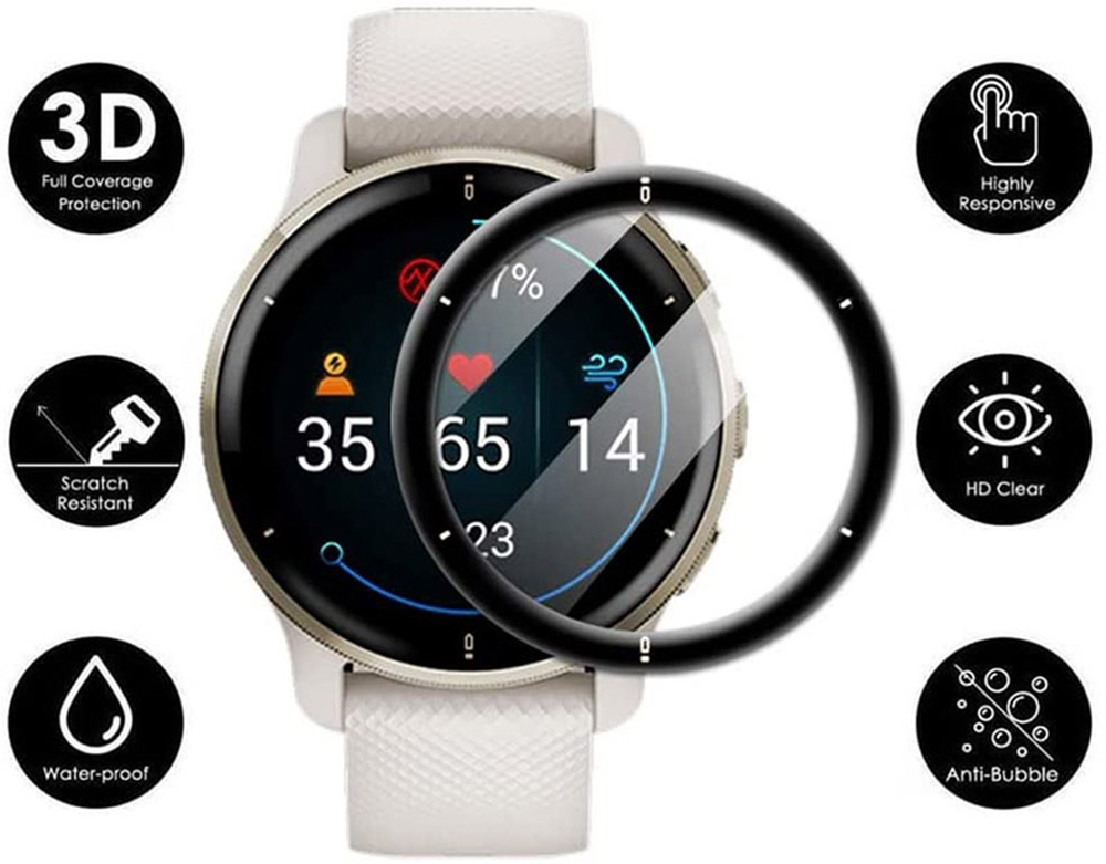 Película protetora de borda cu - Garmin Smartwatch Accessories avaliação e preço