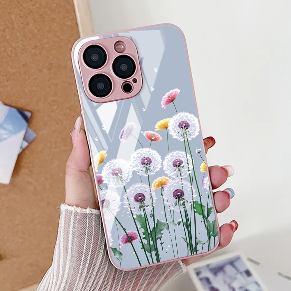 Flor de lótus caso de telefone - Screen Protector Film avaliação e preço