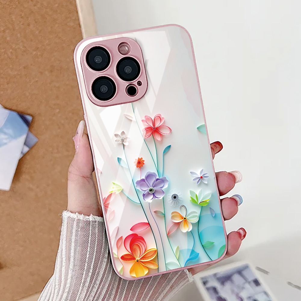 Flor de lótus caso de telefone - Screen Protector Film avaliação e preço