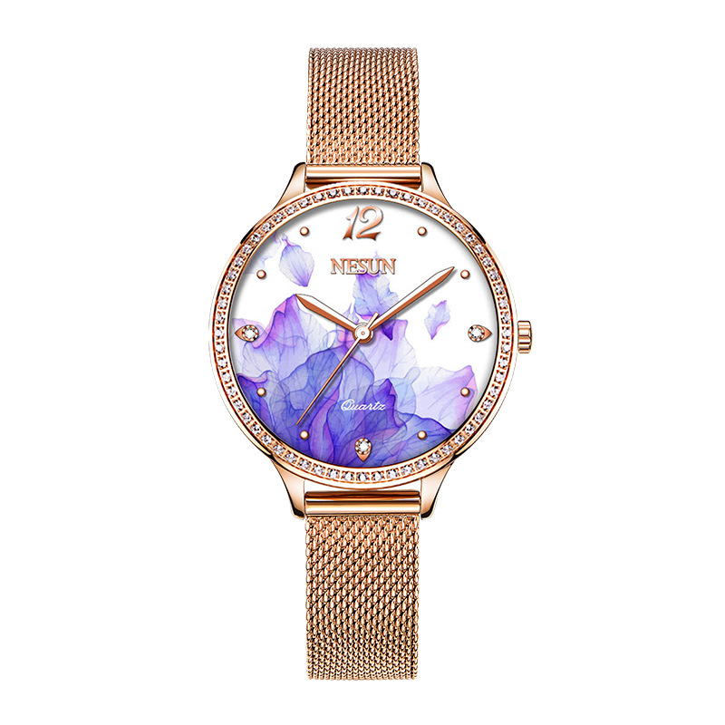 Relógio Feminino Ultra-Fino NE - Stainless Mesh Band avaliação e preço